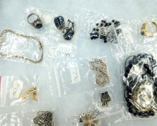 STERLING, GOLD, COSTUME JEWELRY 