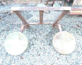ANOTHER CAST IRON SODA BAR STOOLS 