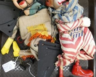 PRINCESS , CLARABELL CLOWN MARIONETTES 