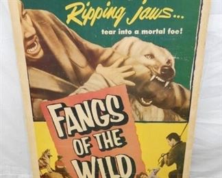 FANGS OF THE WILD MOVIE POSTER