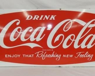 24X68 PORC. Coca Cola SLED SIGN