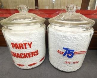 PARTY SNACKS, 75TH ANN. STORE JARS