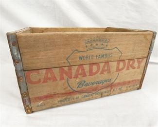 16X9 WOODEN CANADA DRY BOX