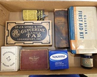 OLD STOCK COUNTRY STORE TINS ETC