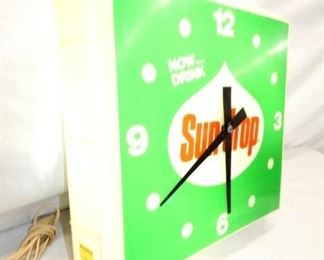 VIEW 2 SIDE SUNDROP CLOCK