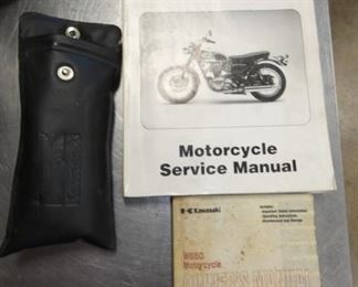 MOTORCYCLE PAPERWORK AND TOOLS