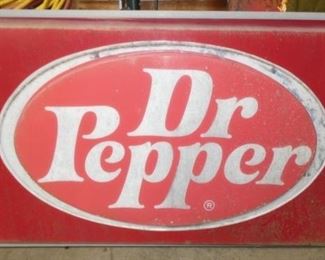 60X40 PLASTIC Dr Pepper SIGN