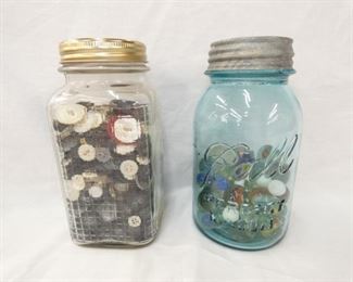 JARS W/ EARLY BUTTONS