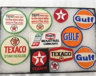 GULF, TEXACO, PATCHES