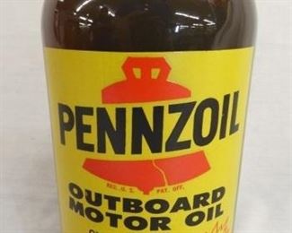 OLD STOCK PENNZOIL OUTBOARD MOTOR OIL