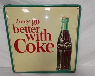 23X23 THINGS GO BETTER WITH COKE SIGN