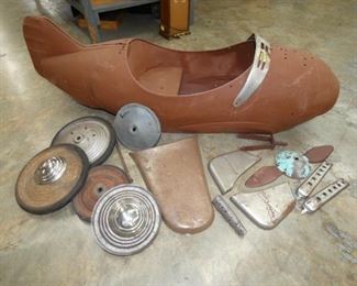 EARLY AIRPLANE PEDAL CAR W/ PARTS