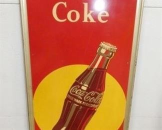 18X54 1948 VERTICAL HAVE A COKE SIGN