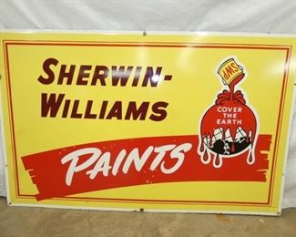 48X30 PORC. SHERWIN WILLIAM PAINT SIGN
