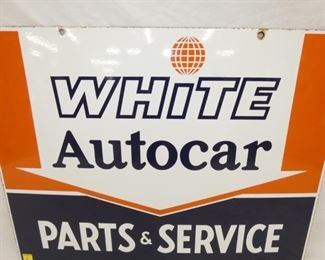VIEW 2 TOP WHITE AUTOCAR SIGN