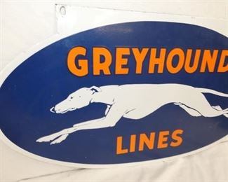 VIEW 2 LEFTSIDE GREYHOUND LINES SIGN
