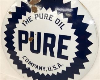 VIEW 4 SIDE 2 PURE OIL SIGN