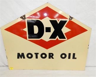 30X24 PORC. DS D-X MOTOR OIL SIGN