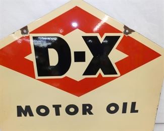 VIEW 4 SIDE 2 CLOSEUP DX MOTOR OIL SIGN