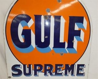 30X36 PORC. DS GULF TOMBSTONE SIGN