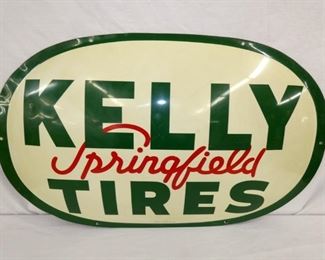 36X21 1963 KELLY TIRES BUBBLE SIGN