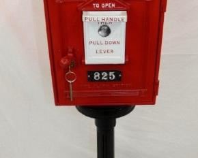 13X50 FIRE ALARM PULL BOX W/ STAND