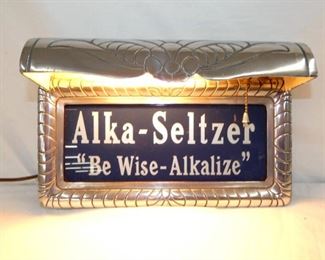 13X9 LIGHTED ALKA SELTZER STORE DISPLAY