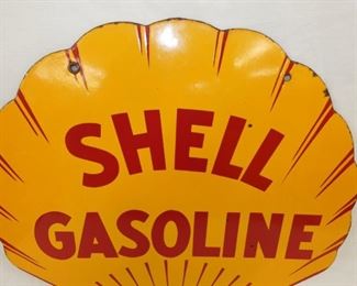 VIEW 2 CLOSEUP NICE EARLY SHELL SIGN