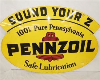 VIEW 2 SIDE 2 PENNZOIL SIGN