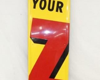 12X60 1954 PENNZOIL Z VERTICAL SIGN