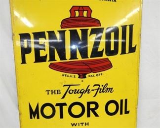 33X48 1965 PENNZOIL MOTOR OIL SIGN