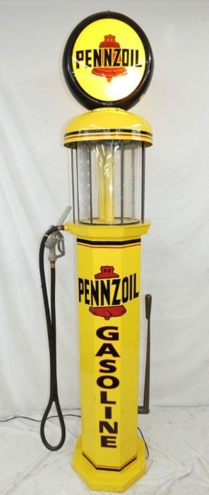 1980'S PENNZOIL REPLICA GAS PUMP