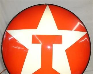 34IN TEXACO LIGHTED CAN SIGN