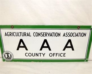 24X10 PORC. DS AAA AGRICULTURAL SIGN