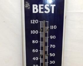 8X39 PORC. MAIL POUCH THERMOMETER