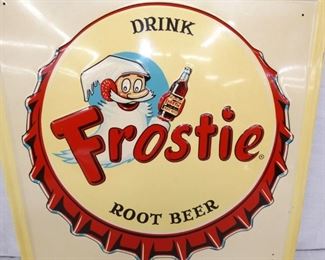 VIEW 2 CLOSE UP FROSTIE CAP SIGN 