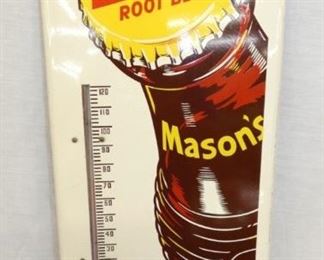 10X26 1953 MASON ROOTBEER THERMOMETER