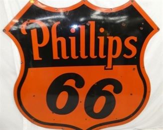 6FT. 1955 DS PHILLIPS 66 SHEILD SIGN