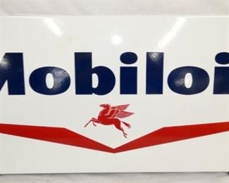 30X15 MOBIL OIL COOKIE CUTTER SIGN