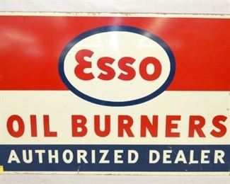 35X61 ESSO OIL BURNERS DEALER SIGN