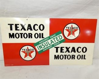 22X11 DS OLD STOCK TEXACO OIL SIGN