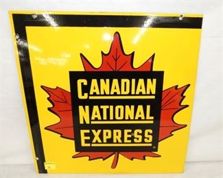 17X17 PORC. DS CANADIAN NATIONAL SIGN