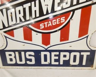 VIEW 8 SIDE 2 26X21 BUS DEPOT SIGN