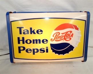12X9 PEPSI LIGHTUP CAN SIGN