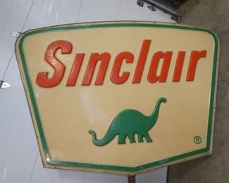 89X60 EMB. SINCLAIR CAN SIGN