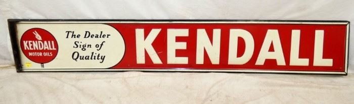 42X12 EMB. KENDALL OIL SIGN