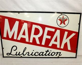 30X18 MARFAX LUBRICATION 1955 SIGN