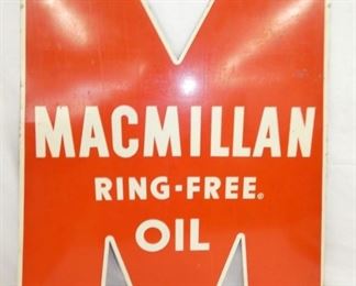 30X30 MACMILLIAN OIL SIGN