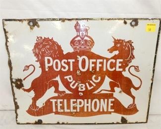 20X15 PORC. DS EARLY POST OFFICE PHONE