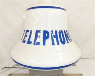 24X33 LIGHTED TELEPHONE BELL TOPPER